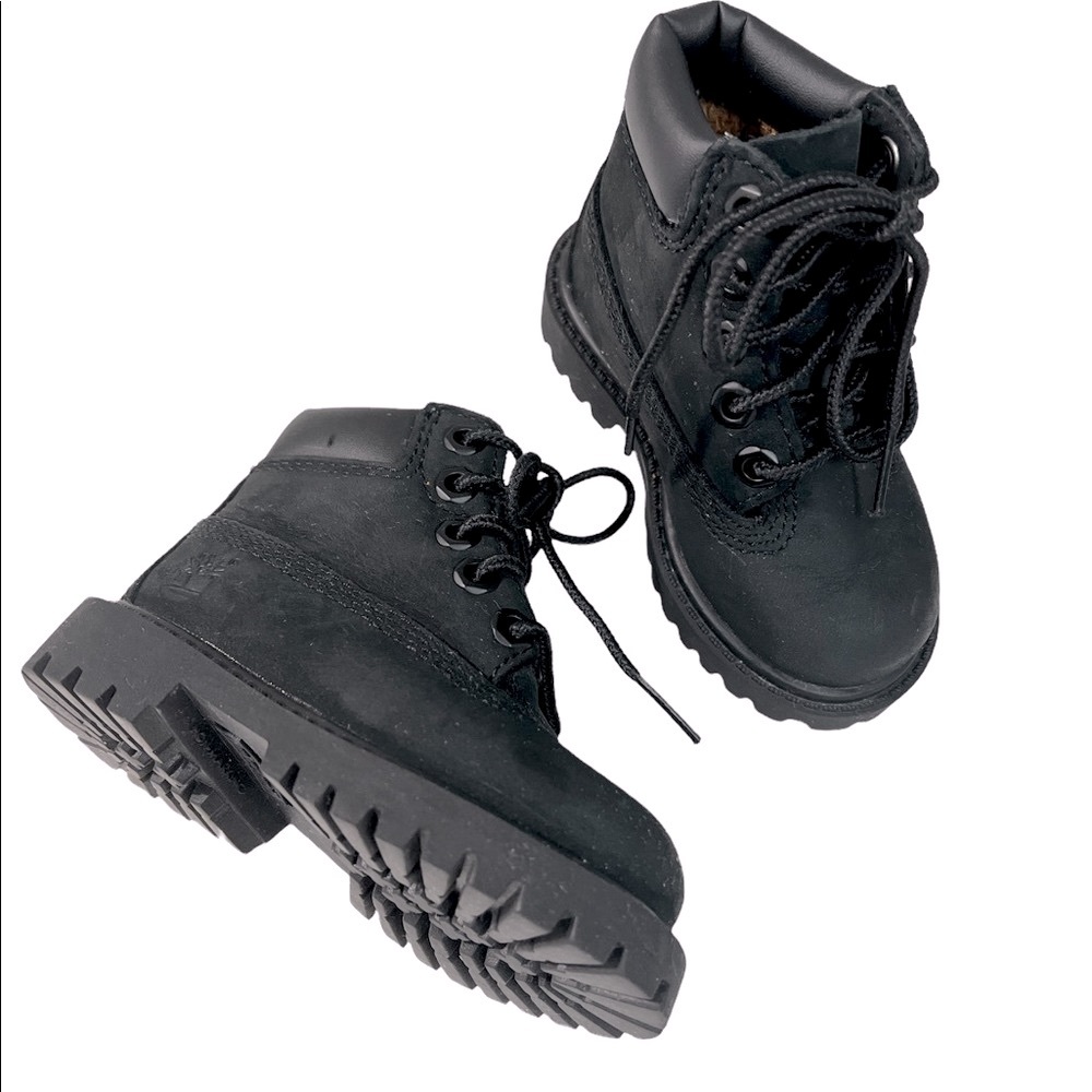 TIMBERLAND Primaloft HighTop Boots Black Toddlers Sz 4